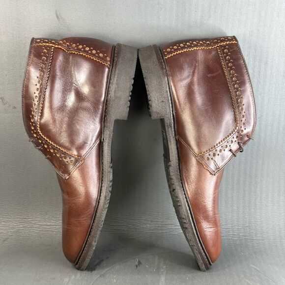 Allen Edmonds Bellevue brown leather chukka ankle boots men\'s  size 10 main image 6